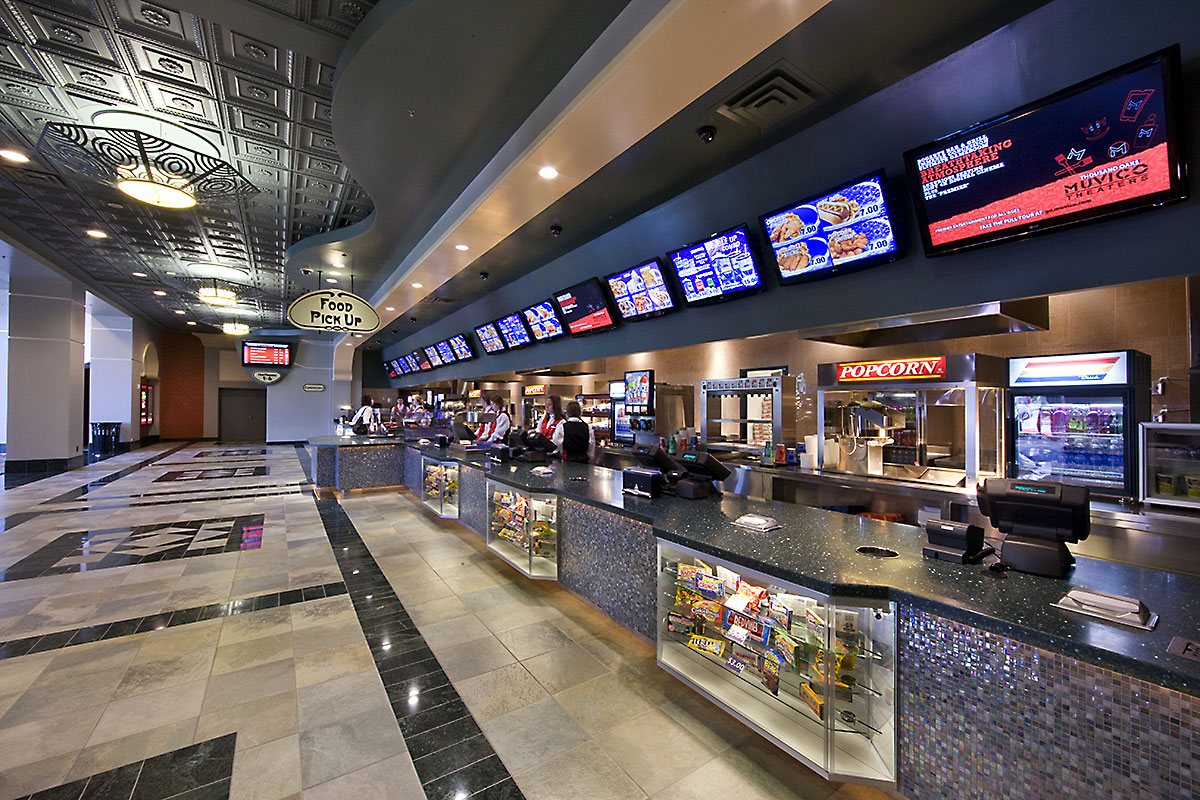 Concession and Bar Woodworking for the Muvico Theater